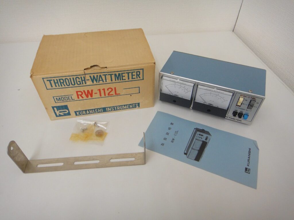 クラニシ RW-112L 通過型電力計 SWR パワー計 動作未確認
