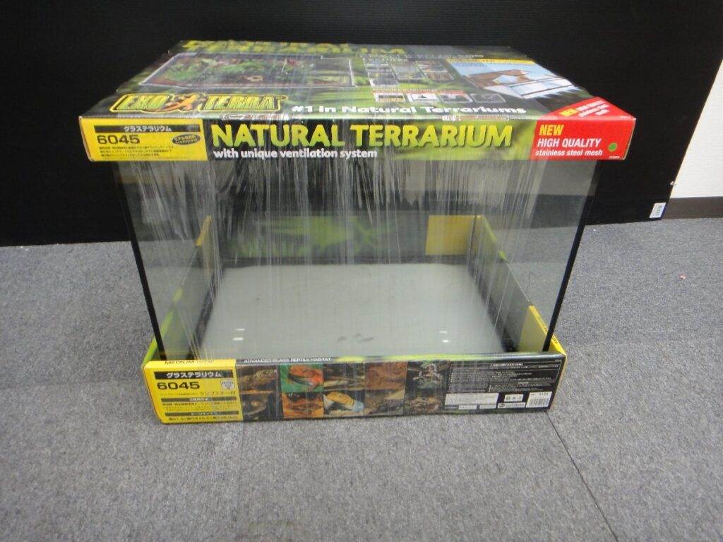 エキゾテラ(EXOTERRA) グラステラリウム 6045 ジェックス(GEX) MEDIUM WIDE 爬虫類飼育ケージ
