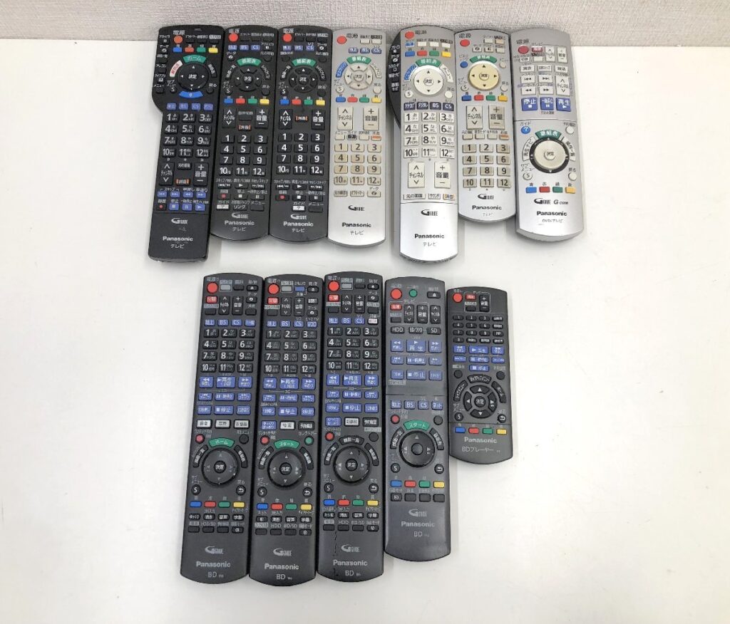 Panasonic パナソニック リモコン まとめ 12点 テレビ/DVD/Blu-ray/ブルーレイプレーヤー 等