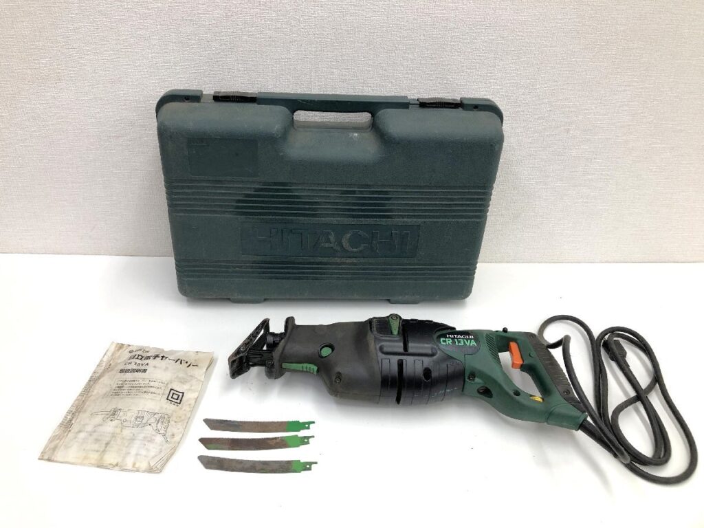 HITACHI 日立工機 130mm 電子 セーバソー CR13VA 電気工具 100V 50Hz 60Hz ケース付き