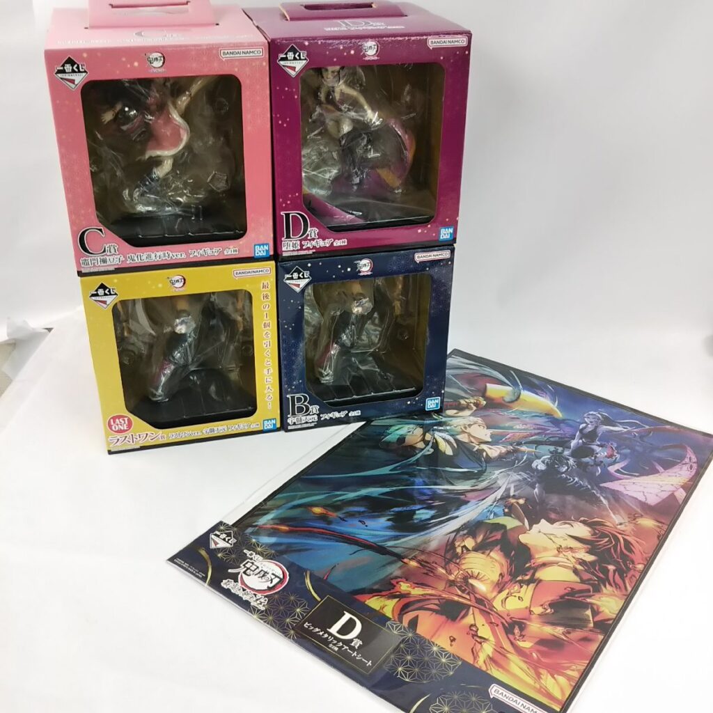 未開封 大量 鬼滅の刃 フィギュアいろいろまとめて 一番くじ 宇随天元/竈門禰豆子/堕姫/ビッグメタリックシート