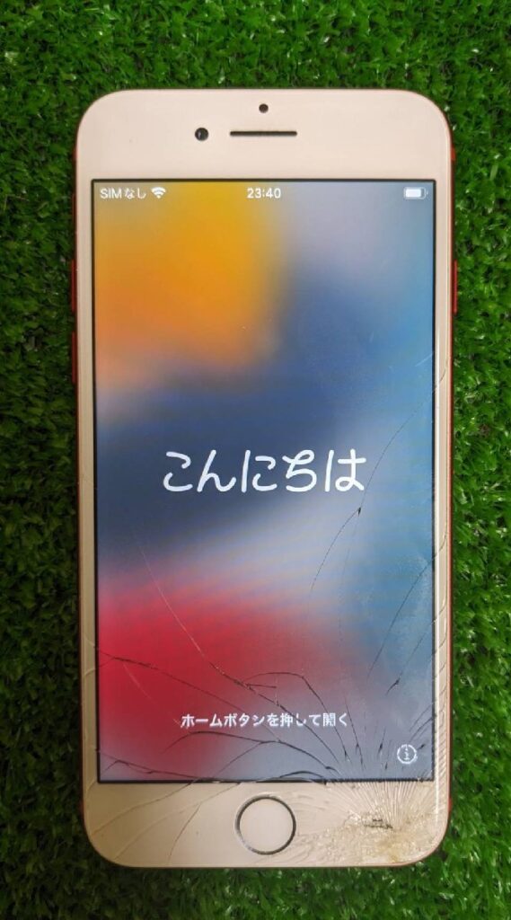 iPhone 7 128GB MPRX2J/A スマートフォン プロダクトレッド ※画面割れあり 初期化済み