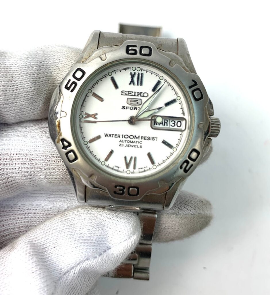 SEIKO 5 セイコー ファイブ スポーツ SPORT AUTOMATIC 自動巻 23 jewels 7S36-00A0 腕時計 動作確認済