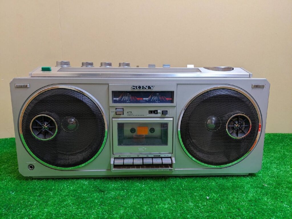 SONY CFS-66ソニー ステレオ カセットコーダー stereo cassette corder ラジカセ FM AM