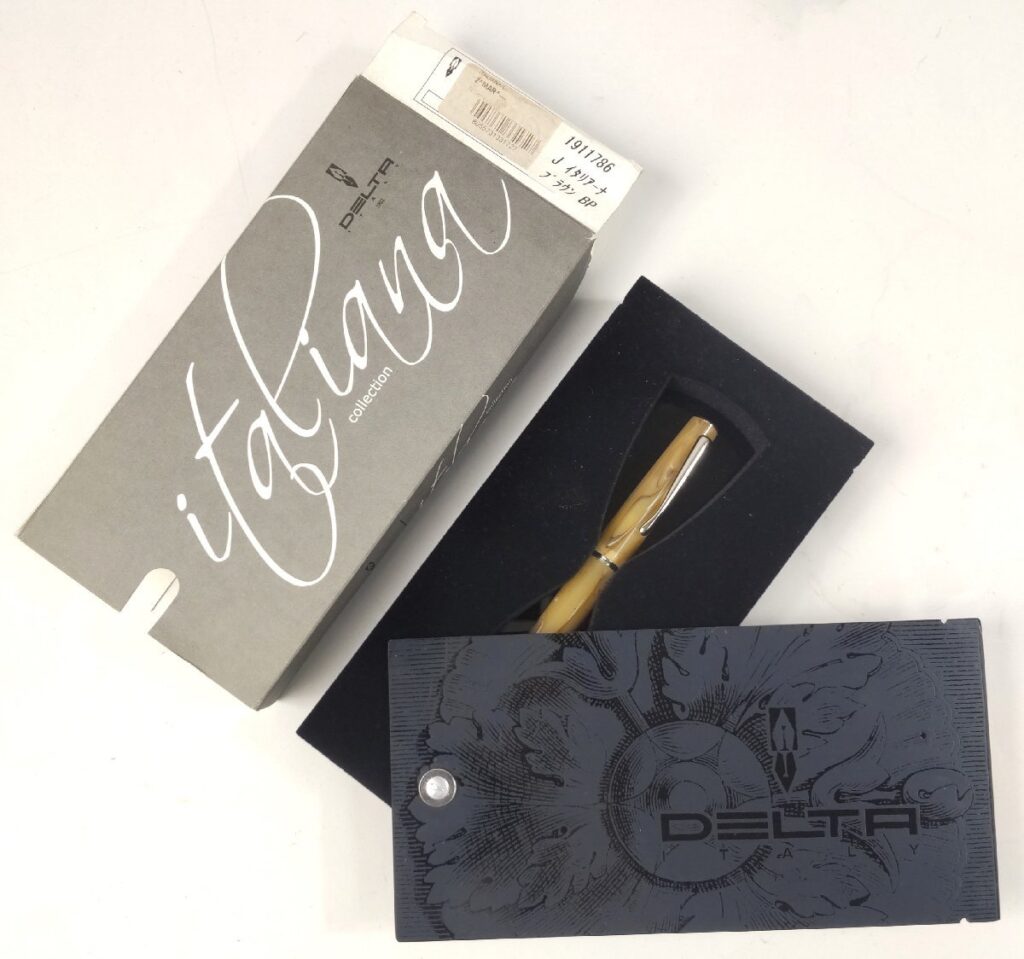DELTA デルタ ボールペン J イタリアーナ ブラウン 現状品
