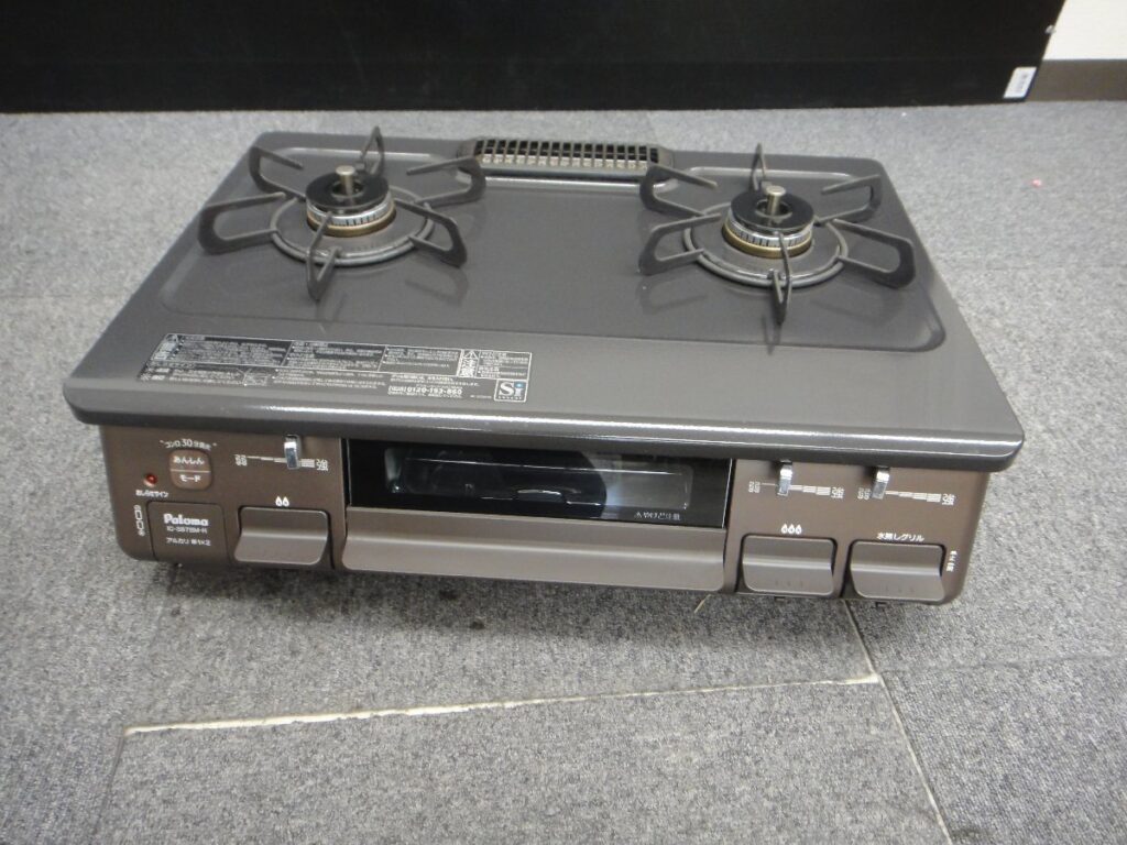 Paloma パロマ ガステーブル 都市ガス IC-S87BM-R 2018年製