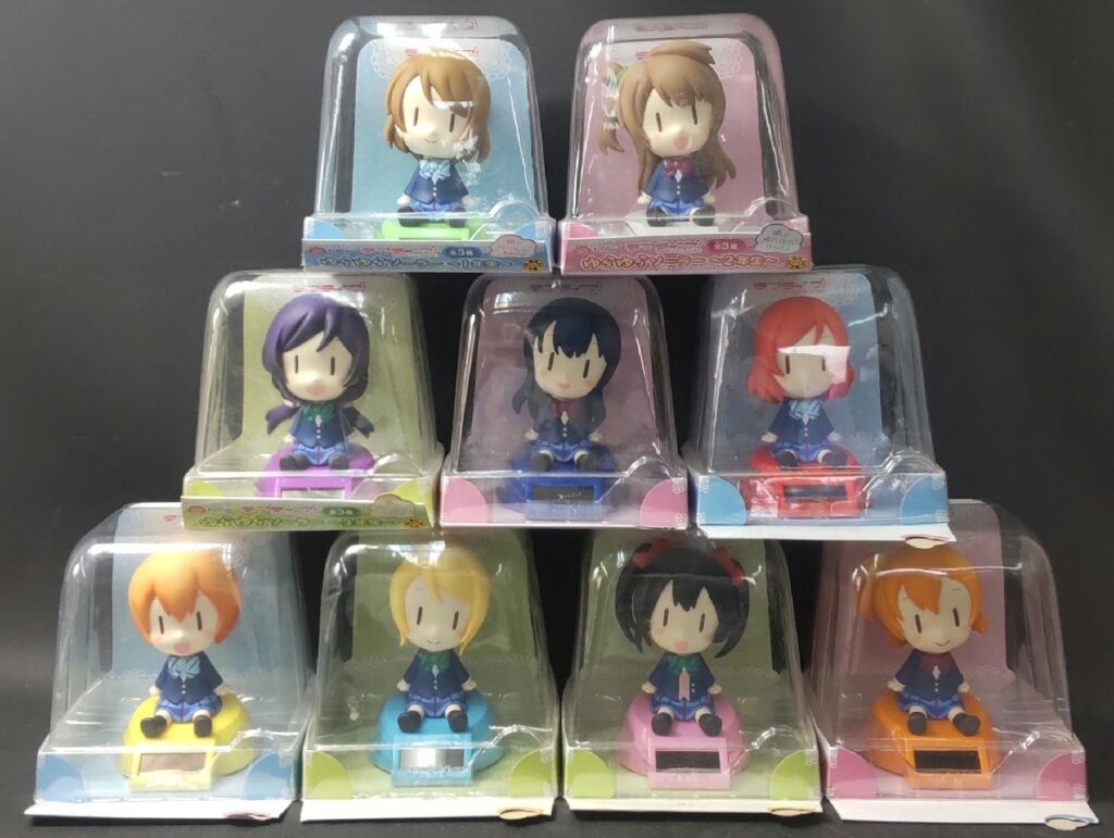 未開封 ラブライブ! ゆらゆらソーラー 全9個セット 1年生 2年生 3年生 フィギュア