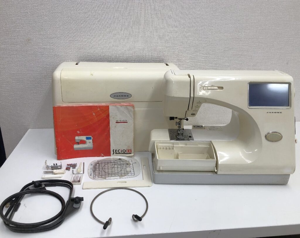 JANOME ジャノメ SECIO EX セシオ 832型 コンピューターミシン 取扱説明書付 通電確認済み