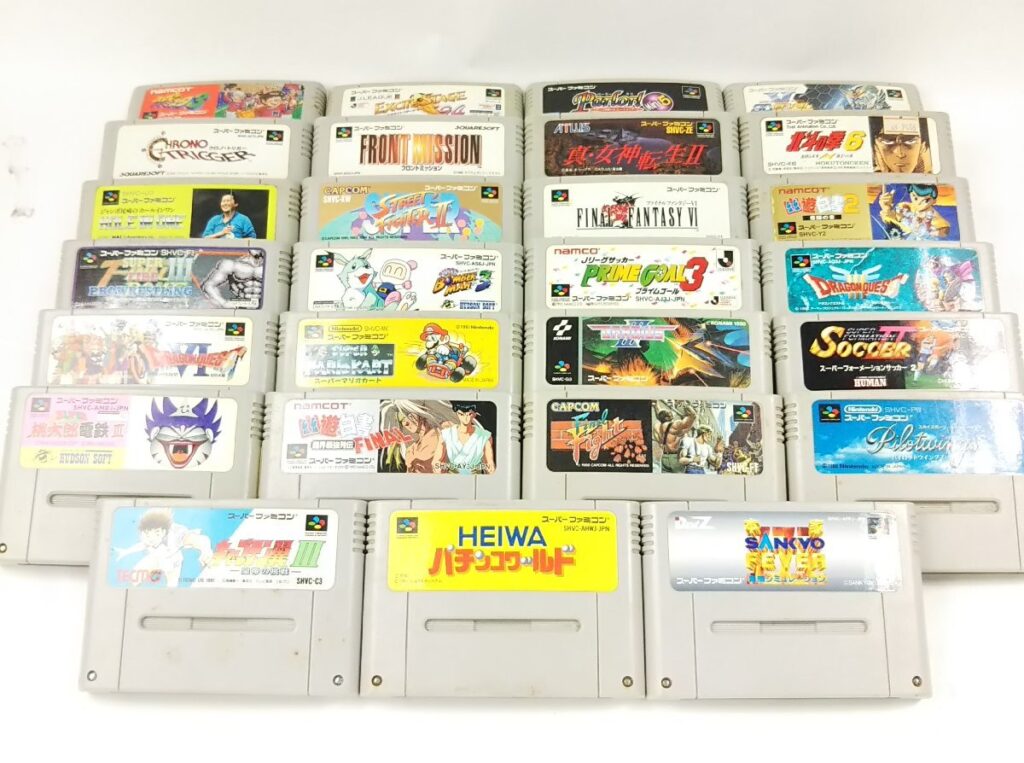 大量 NINTENDO スーパーファミコン ソフトいろいろまとめて スーファミタイトル ニンテンドー 動作未確認 現状品