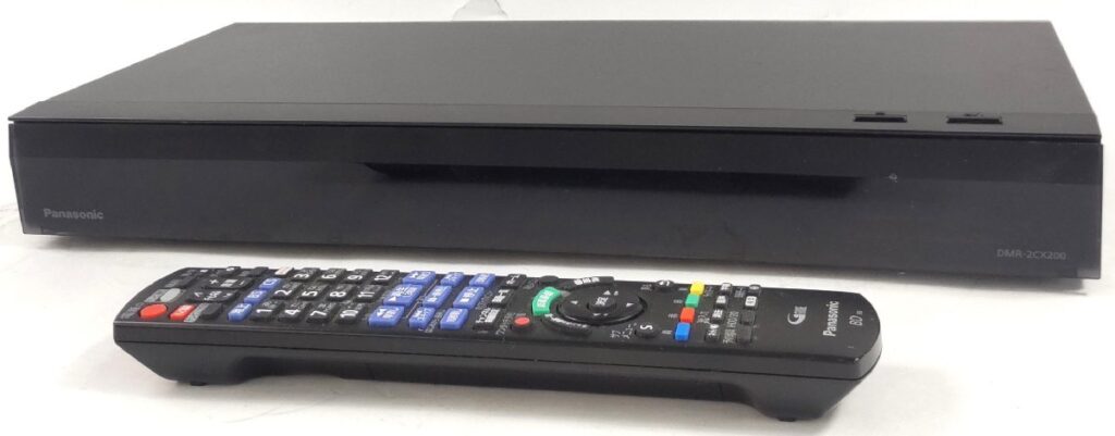 通電確認済み Panasonic パナソニック DMR-2CX200 HDD/BDレコーダー 2020年製 純正リモコン付き