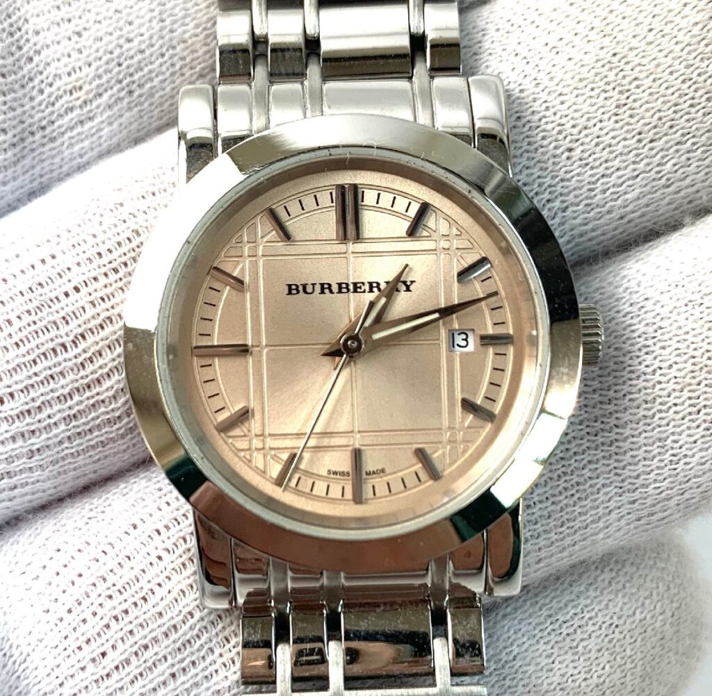 BURBERRY バーバリー BU1353 腕時計 レディース デイト イニシャルあり 電池切れ 動作未確認