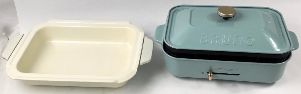 通電確認済み BRUNO ブルーノ コンパクトホットプレート BOE021 たこ焼きプレート 調理器具