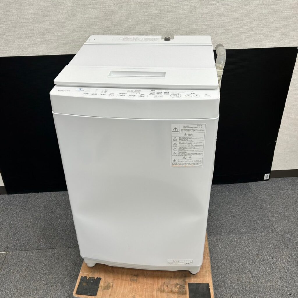 TOSHIBA 洗濯機 AW-8D9 2020年製 8kg ZABOON