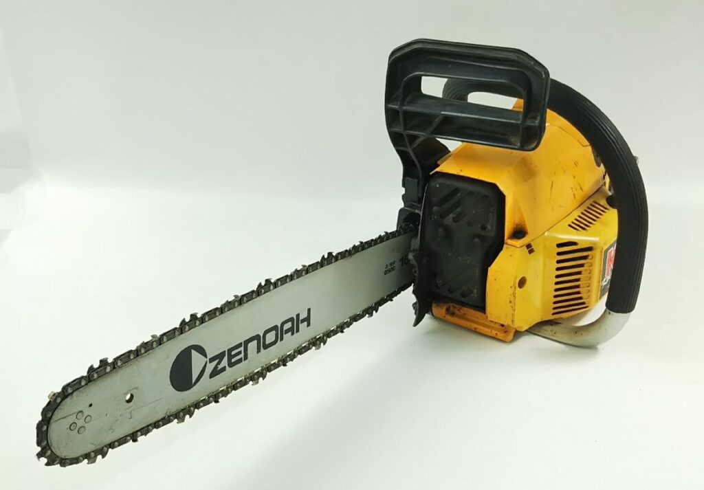 ジャンク RYOBI リョービ エンジンチェーンソー ESK-840 動作未確認 現状品