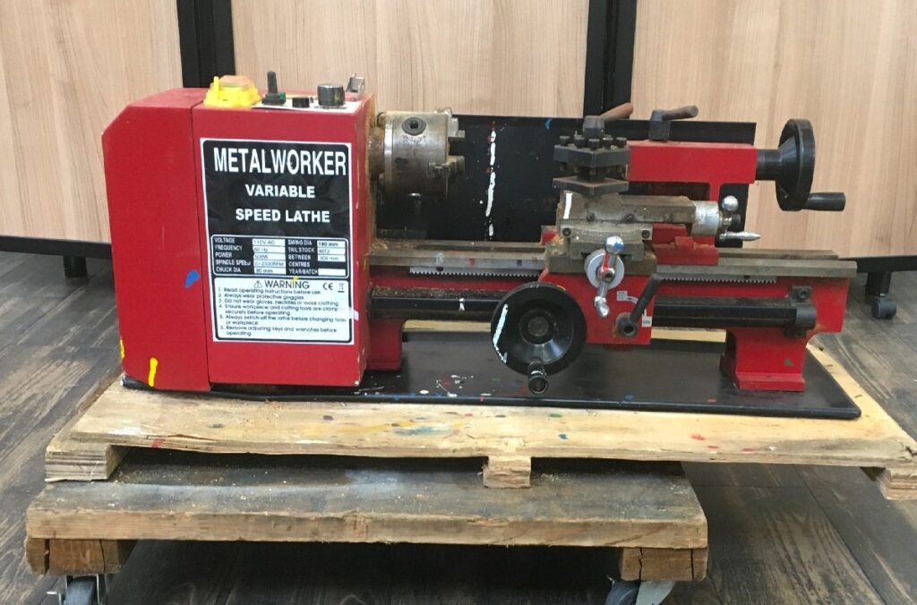 METAL WORKER VARIABLE SPEED LATHE 卓上 旋盤 通電確認済み