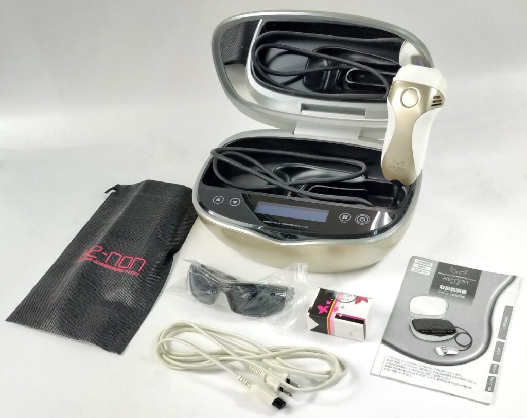 通電確認済み エムテック Ke-non ケノン フラッシュ式脱毛器 NIPL-2080 家庭用脱毛器