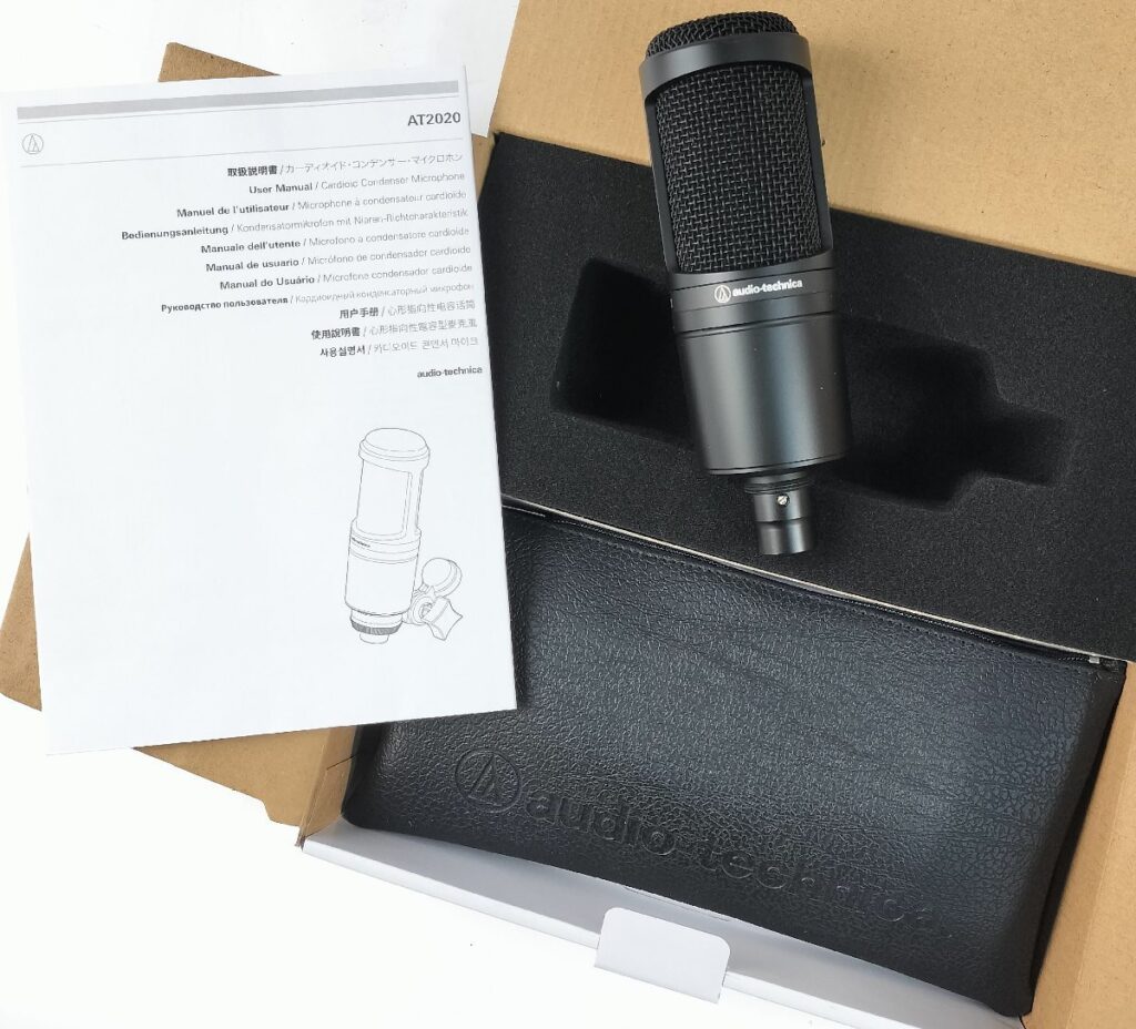 確認未確認 オーディオテクニカ コンデンサーマイク AT2020