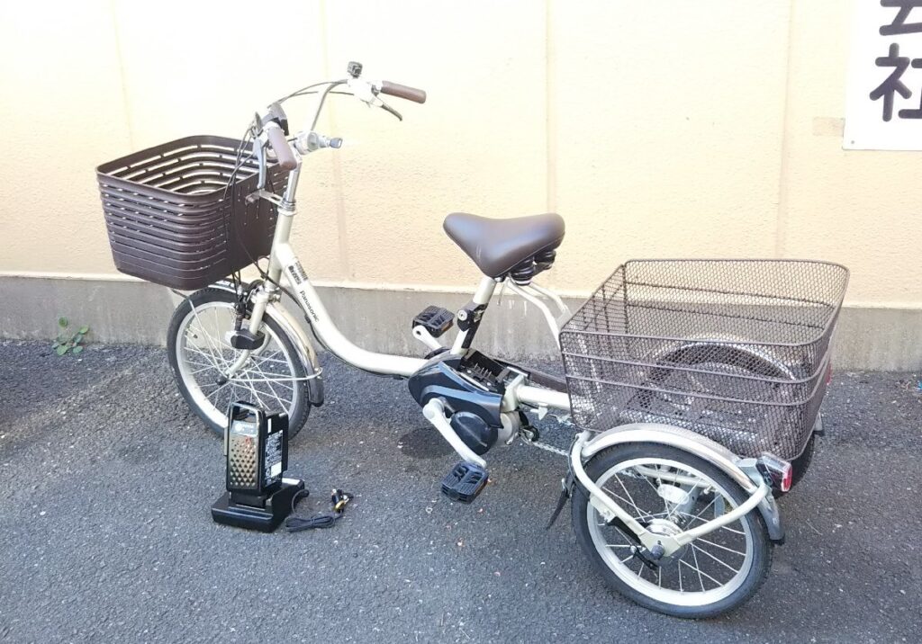良品 Panasonic パナソニック 電動アシスト3輪自転車 ビビライフ BE-ELR834
