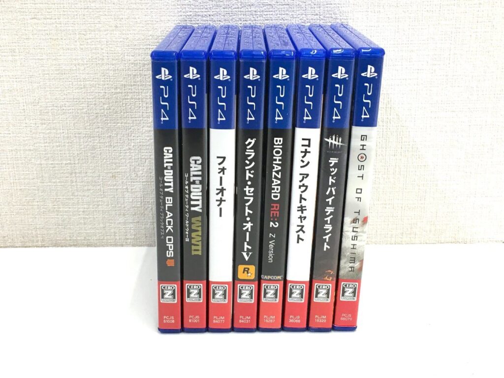 PS4 プレステ4 ソフト バイオ/デッドバイデイライト/フォーオナー/他 8本 まとめ売り