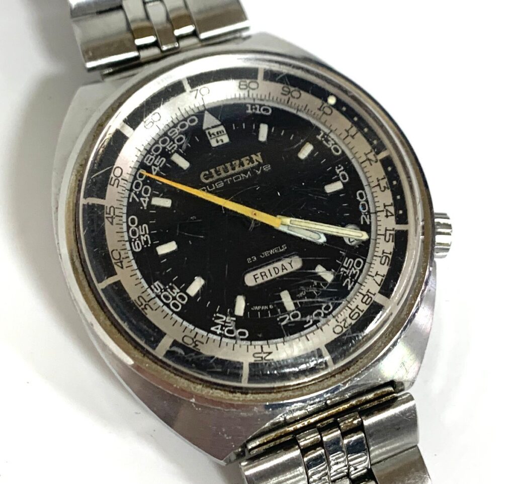 CITIZEN CUSTOM V2 デイデイト 23石 jewels 00304108 シチズン カスタム 自動巻 動作確認済み