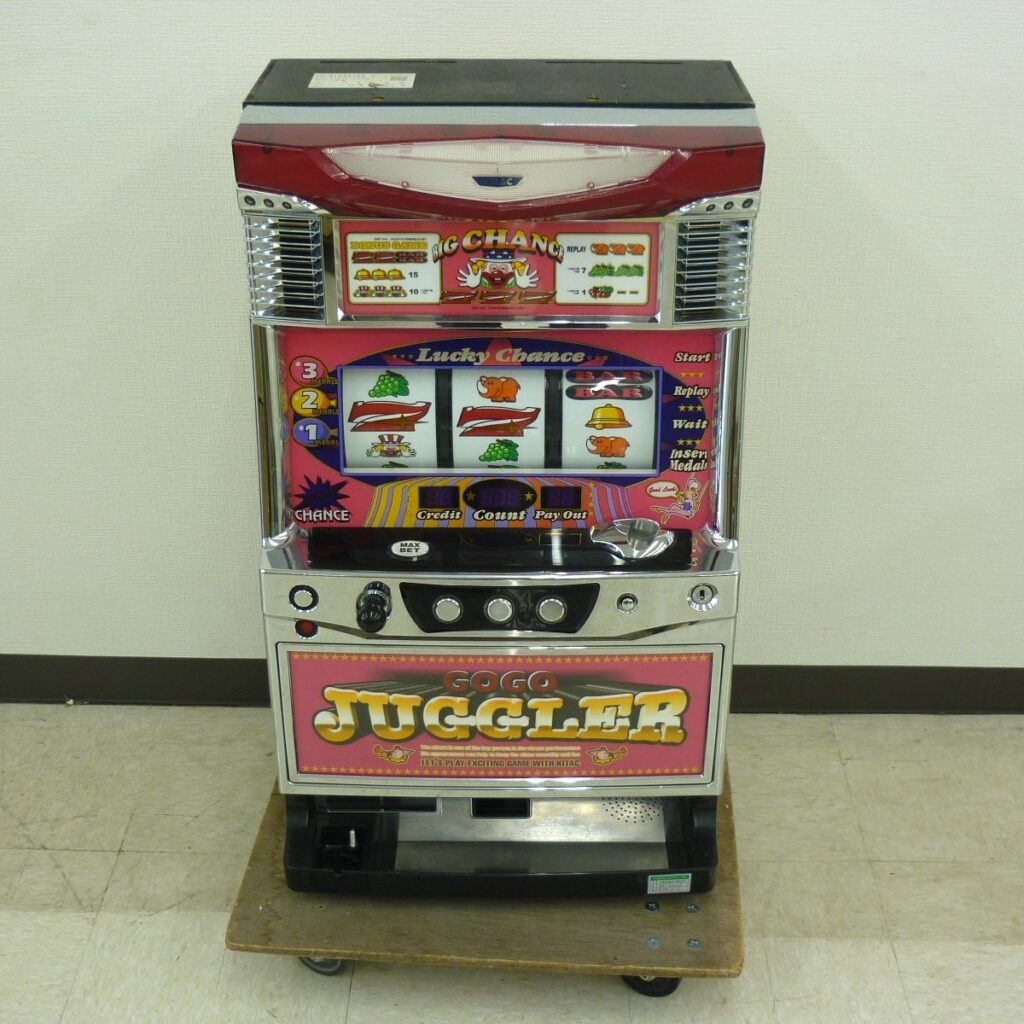 北電子 ゴーゴージャグラーkk スロット 動作確認済 鍵有