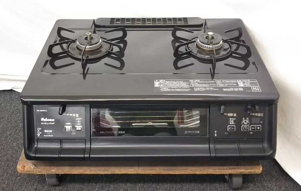 動作品 Paloma パロマ LPガス用ガスコンロ PA-360WA-L 2017年製 ガステーブル