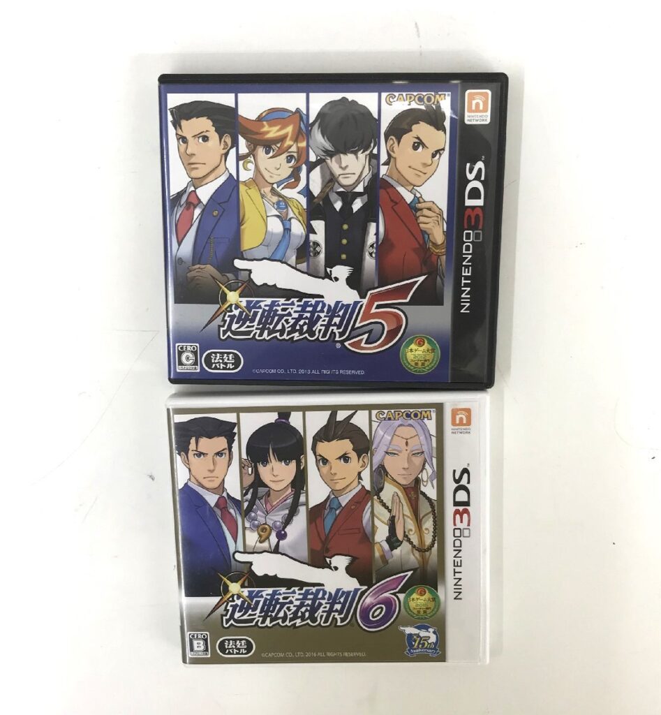 任天堂 Nintendo3DS ソフトまとめ売り 逆転裁判5・6