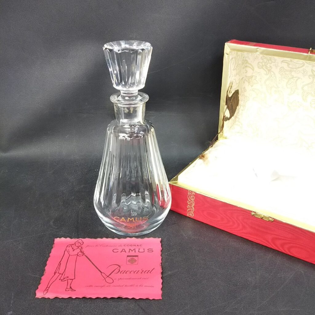 CAMUS Baccarat カミュ バカラ コニャック 空き瓶 空きボトル 中身なし