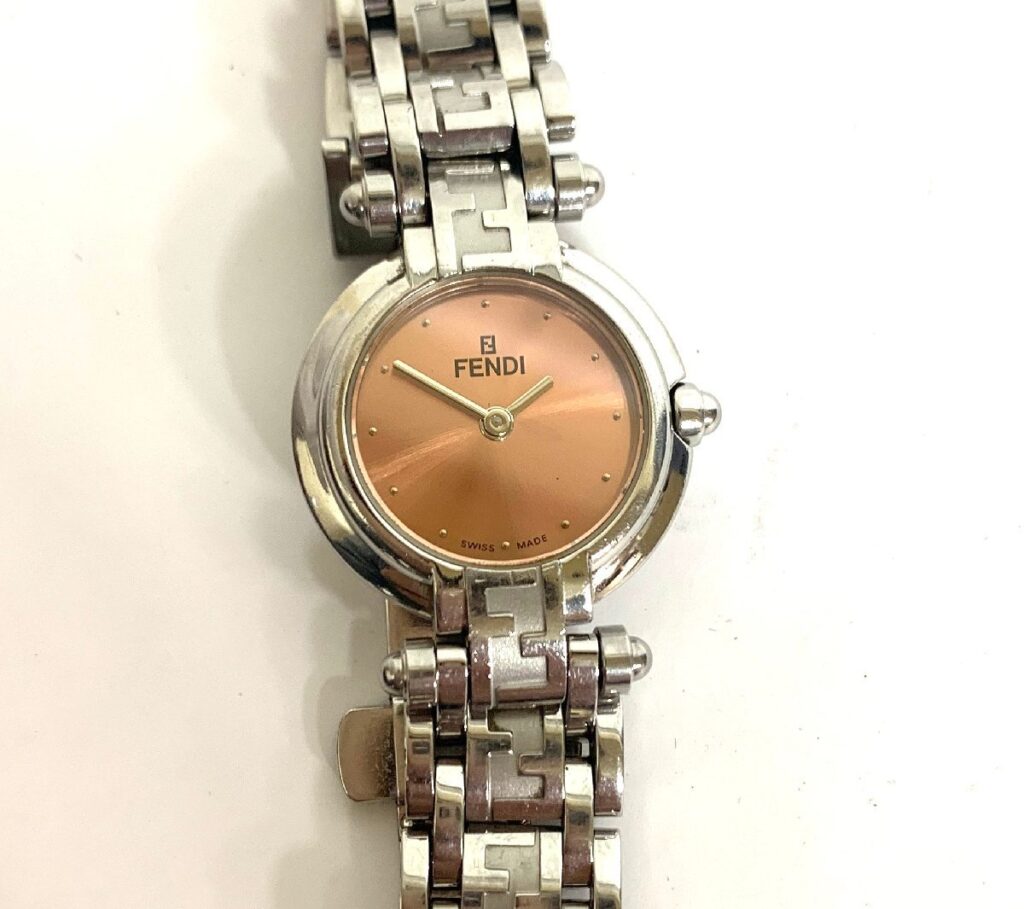 FENDI フェンディ 750L レディース クォーツ 時計 ピンクゴールド 電池切れ 動作未確認