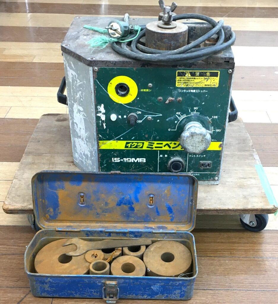 イクラ 鉄筋ベンダ ミニベンダー IS-19MB 通電/動作確認済み