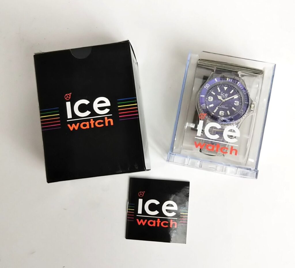 icewatch PU.PE.B.P12 10ATM アイスウォッチ 腕時計 電池切れ 動作未確認