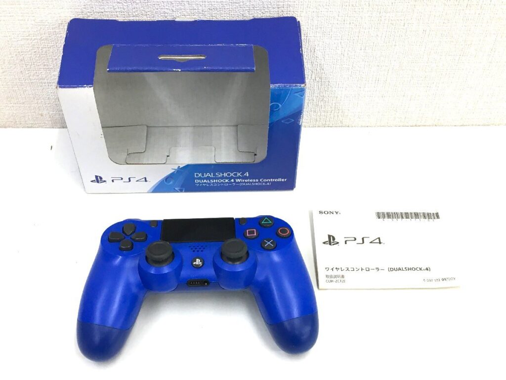 PlayStation4 ワイヤレスコントローラー DUALSHOCK4 ウェイブ・ブルー CUH-ZCT2 J12 PS4