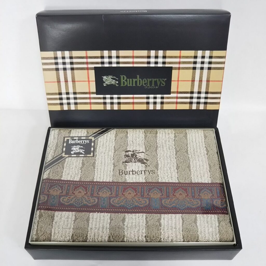 未使用 Burberrys バーバリー ギフトタオル TBN-4996117 パトリック