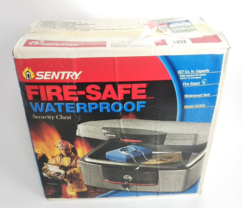 未開封 FIRE-SAFE 耐火金庫 H2300 ポータブル耐火保管庫