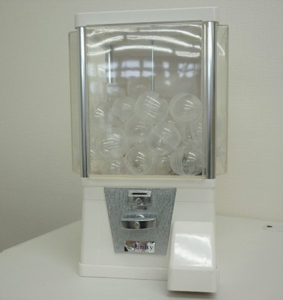 ガチャコップ メダル付 カプセル付き ガチャガチャ 卓上設置タイプガチャマシン