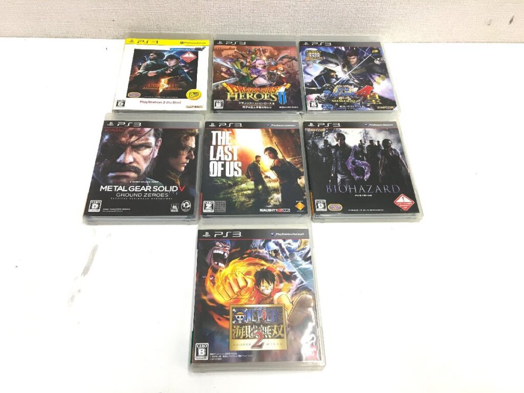 プレステ3 ソフト まとめ売り ワンピース/バイオハザード/戦国バサラ/他
