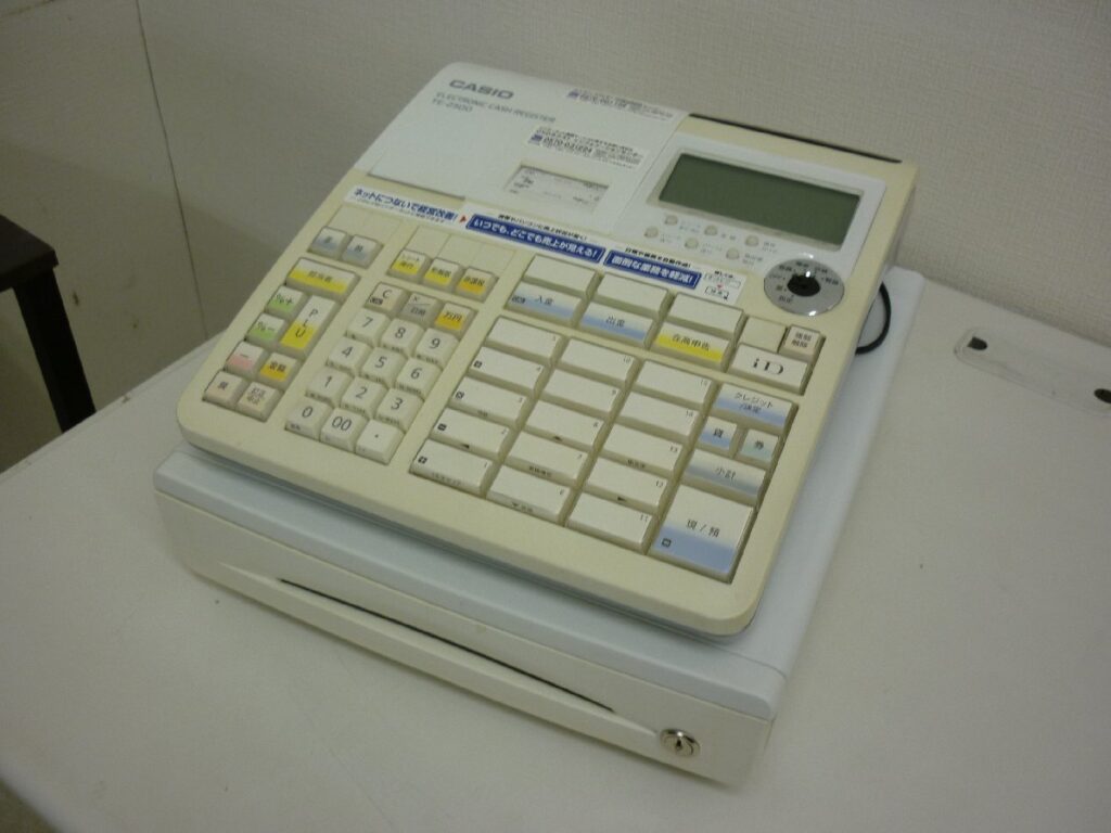 CASIO TE-2500 動作確認済 初期化済み 鍵付き