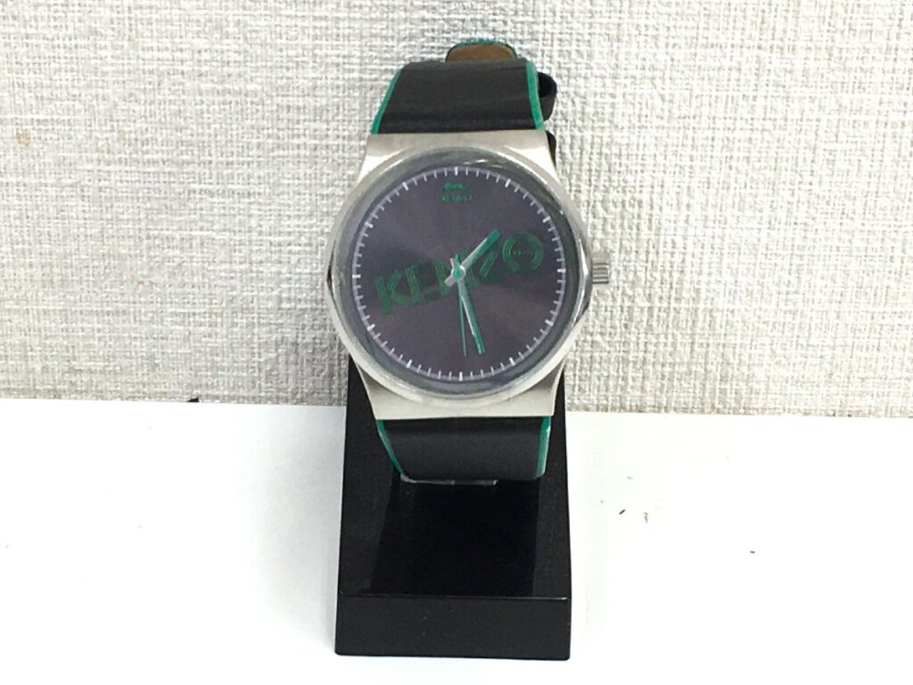KENZO ケンゾー メンズ腕時計 クォーツ 96003J 電池切れ