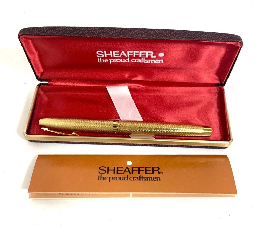 SHEAFFER 万年筆 シェーファー 14K 585 箱付き 箱破損あり インク切れ