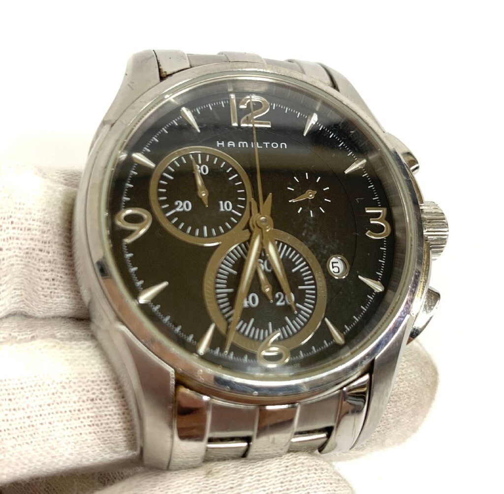 HAMILTON ハミルトン ジャズマスター H326120 クロノグラフ 動作確認済み 251.272
