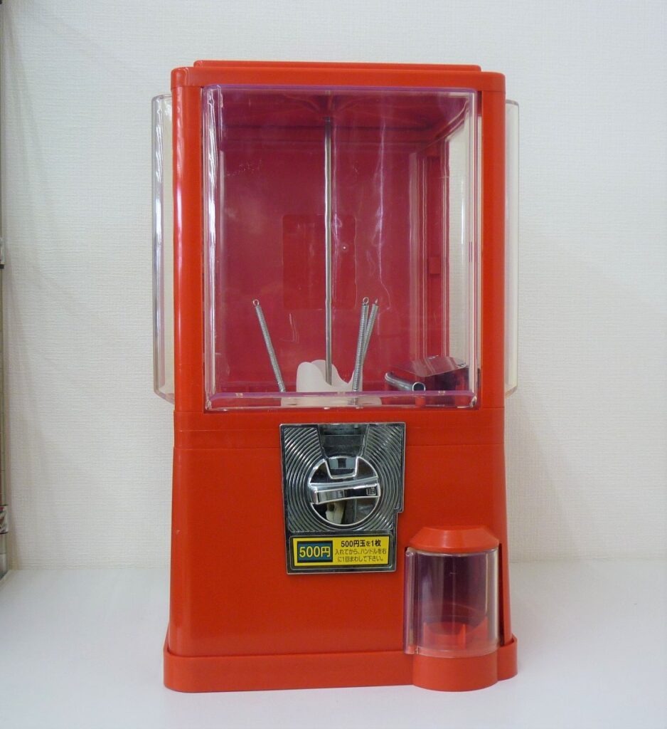 ガチャコップL ガチャガチャ カプセルマシン ガチャポン 赤ガチャ 卓上設置タイプガチャマシン