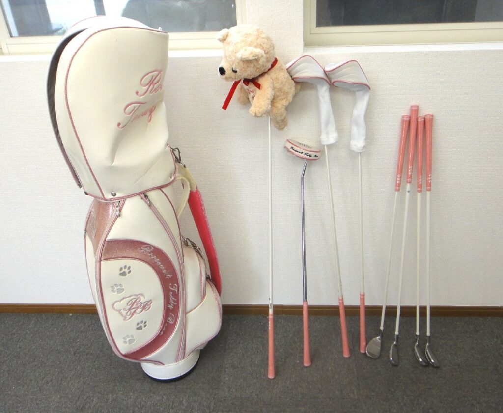 Roosevelt Teddy Bear ルーズベルトテディベア ゴルフセット キャディバッグ クラブ８本セット クラブ８本は未使用
