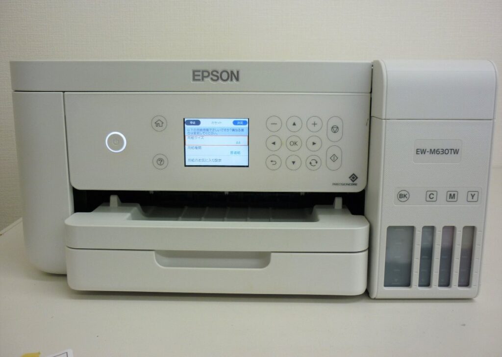 EPSON EW-M630TW インクジェットプリンター エプソン プリンター エコタンク搭載モデル エコタンク 動作品
