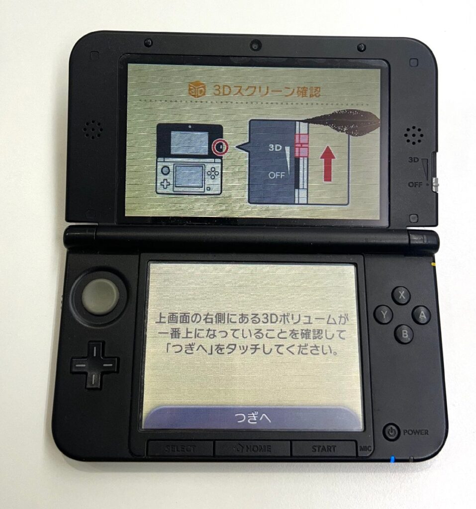 任天堂 3DSLL SPRー001 ブラック 本体のみ 充電器無し 初期化済み 簡易動作確認済み 液晶画面破損有り