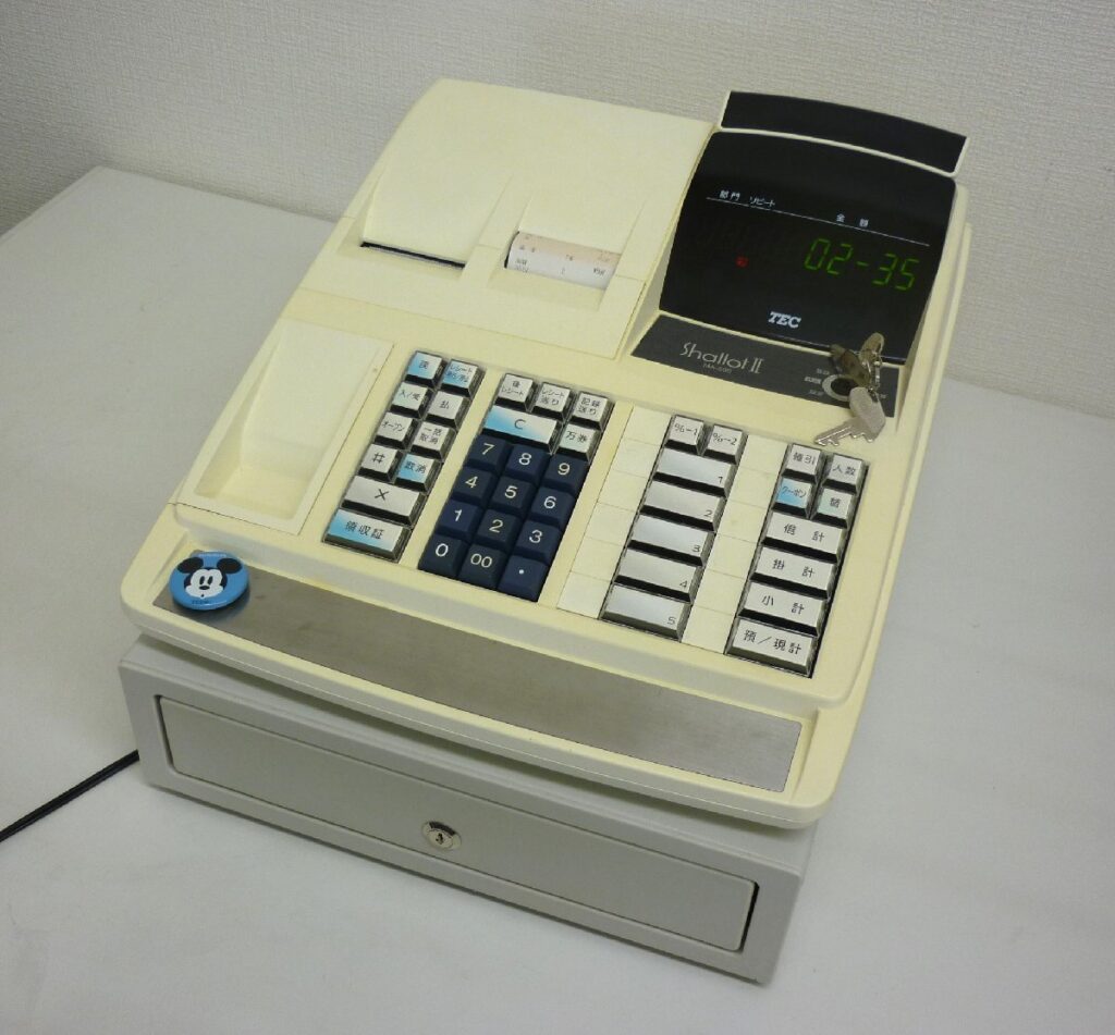 東芝TEC SHALLOTⅡ MA-500 レジスタ 鍵付き