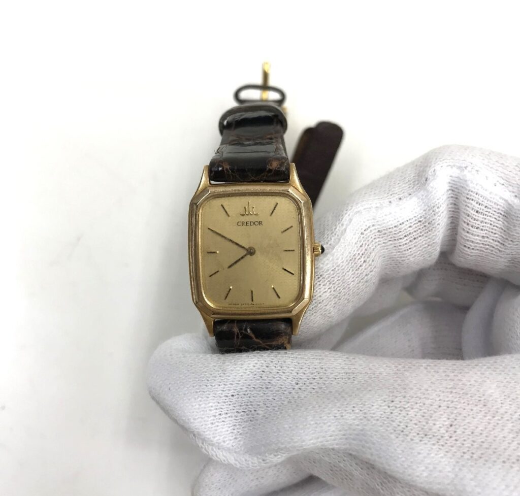 SEIKO セイコー CREDOR クレドール 2F70-5920 14KT 金無垢 電池切れ　動作未確認