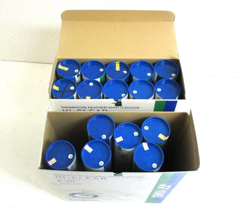 ヨネックス YONEX F-50 HI-CLEAR ハイクリア シャトル １６本 ２箱セット 欠品あり 開封済み