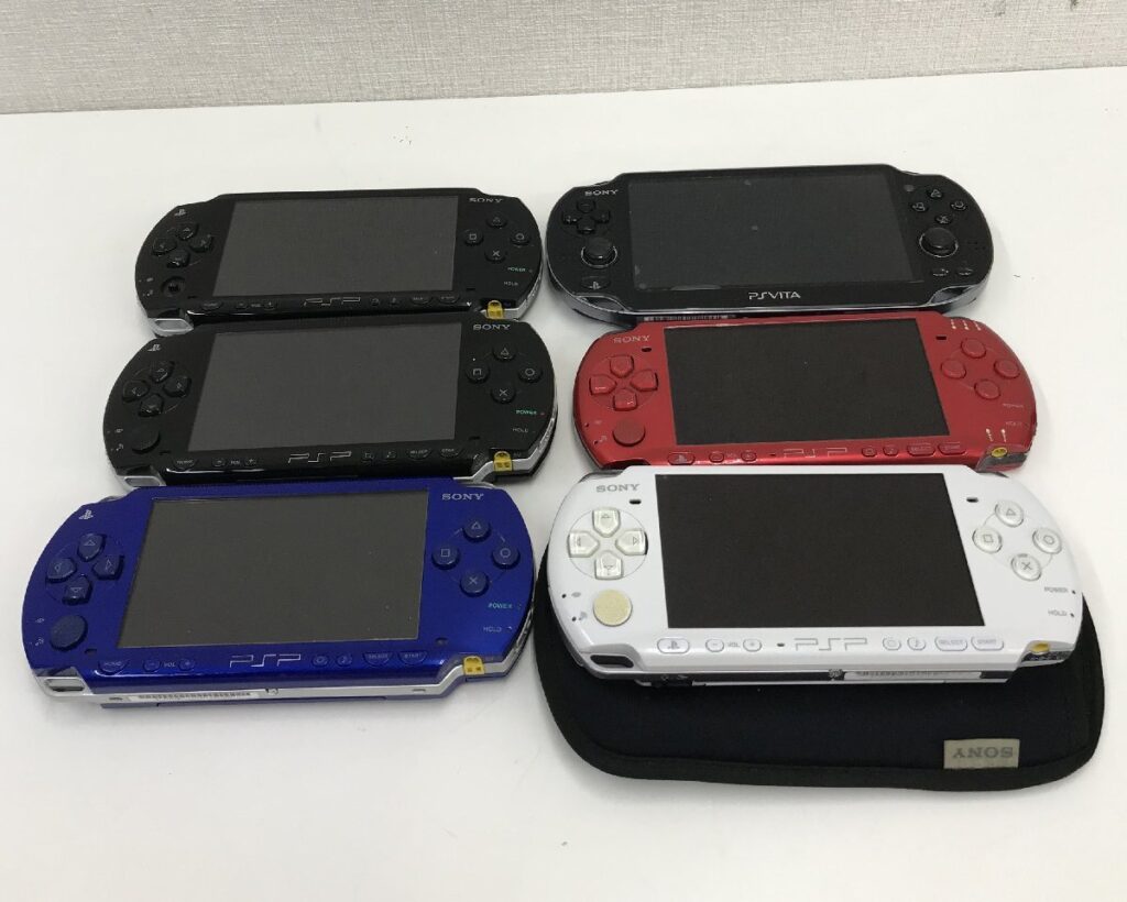 PSP PSVITA 6個まとめ PSP3000, PSP1000, PCH1100