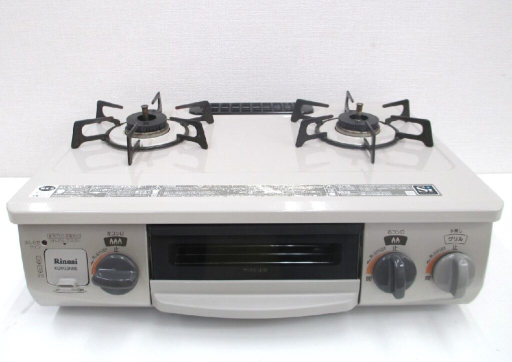 リンナイ ガスコンロ KGM33NBEL 都市ガス用 家電