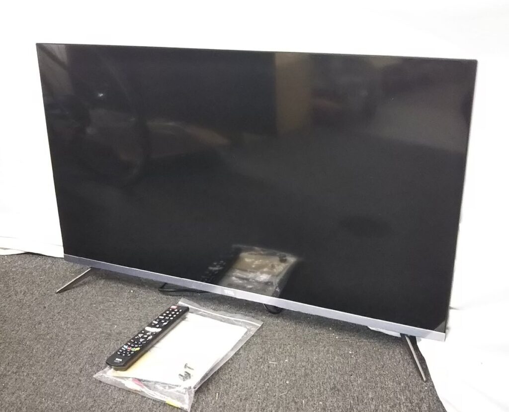 通電確認済み TCL 43型 液晶テレビ 43P8B 2021年製 リモコン付き